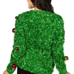 Tipsy Elves Women's Bristle Babe Ugly Christmas Cardigan