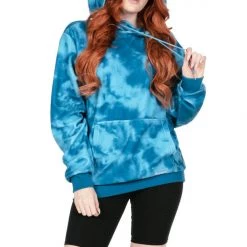 Tipsy Elves Women's Deep Blue Fleece Hoodie