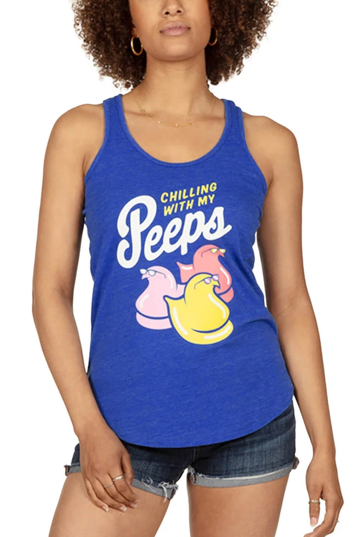 Tipsy Elves Women's Chillin' With My Peeps Tank Top