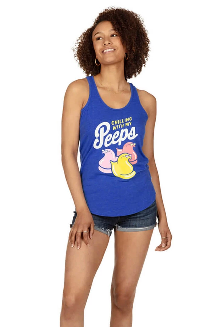 Tipsy Elves Women's Chillin' With My Peeps Tank Top