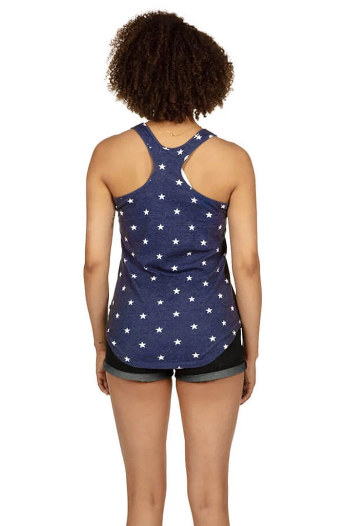 Tipsy Elves Women's Gold Foil USA Tank Top