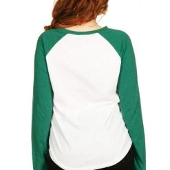 Tipsy Elves Women's Lucky Clover Long Sleeve Shirt