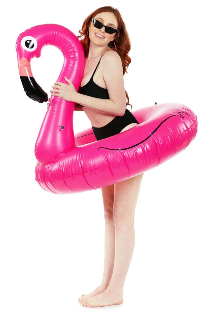 Tipsy Elves Summer Pink Flamingo Pool Float