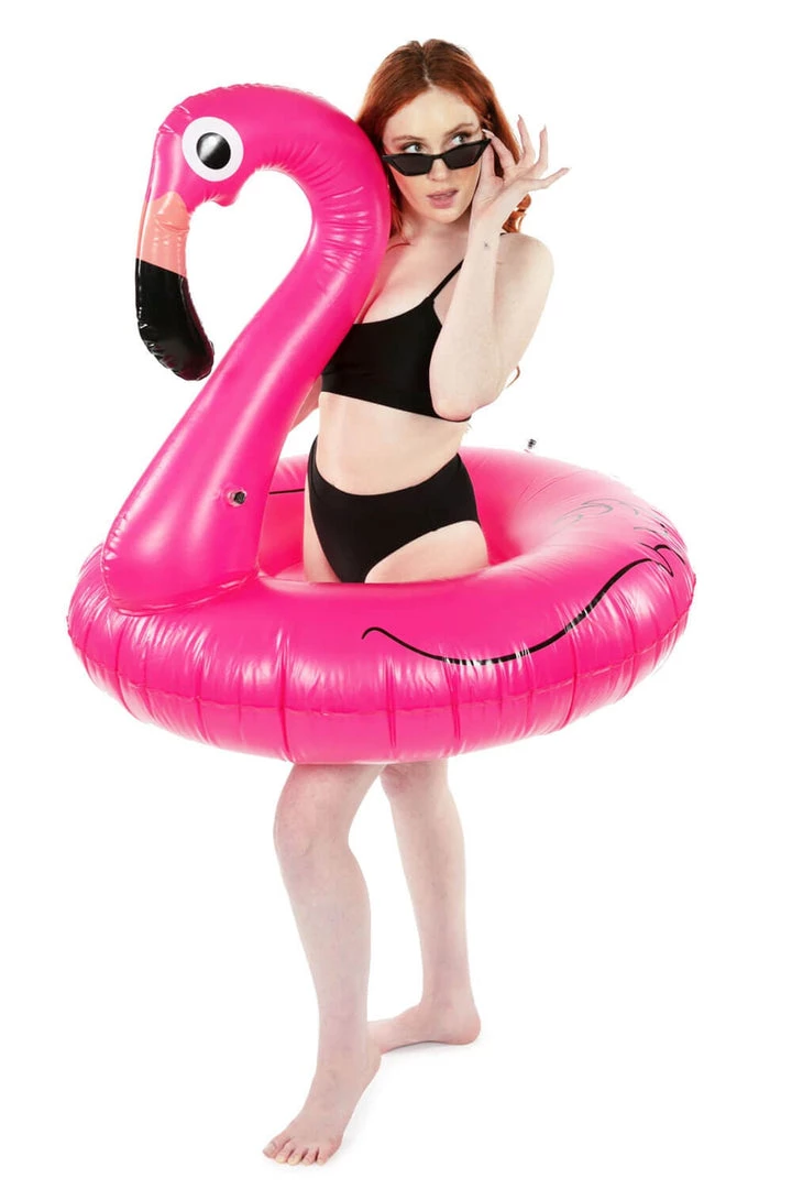 Tipsy Elves Summer Pink Flamingo Pool Float