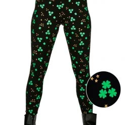 Tipsy Elves Metallic Cluster High Waisted Leggings