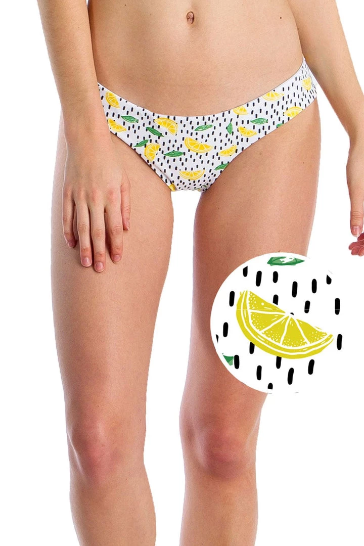 Tipsy Elves Women's Sweet Lemon Bikini Bottom