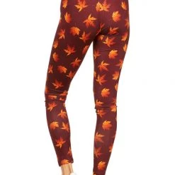 Tipsy Elves Leaf An Impression Leggings Women