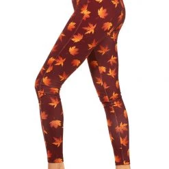 Tipsy Elves Leaf An Impression Leggings Women