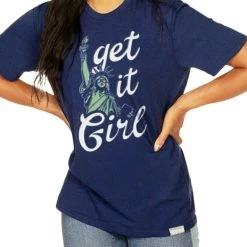 Tipsy Elves Women's Get It Girl Oversized Boyfriend Tee