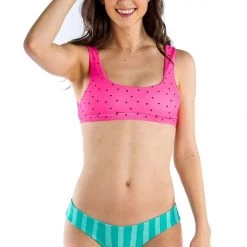 Tipsy Elves Women's Watermelon Bikini Bottom