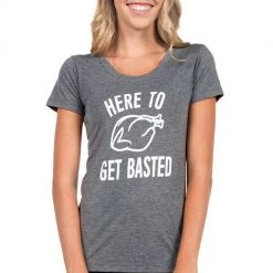 Tipsy Elves Women's Here To Get Basted Tee