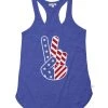 Tipsy Elves Women's Patriotic Peace Tank Top